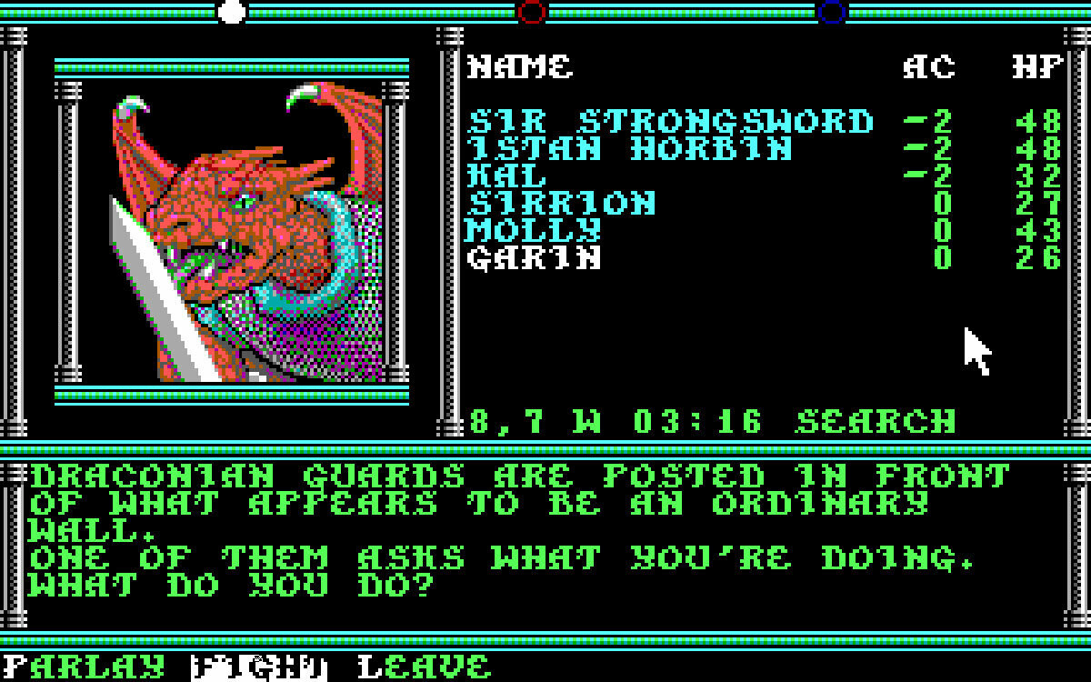 Champions of Krynn screenshot 2