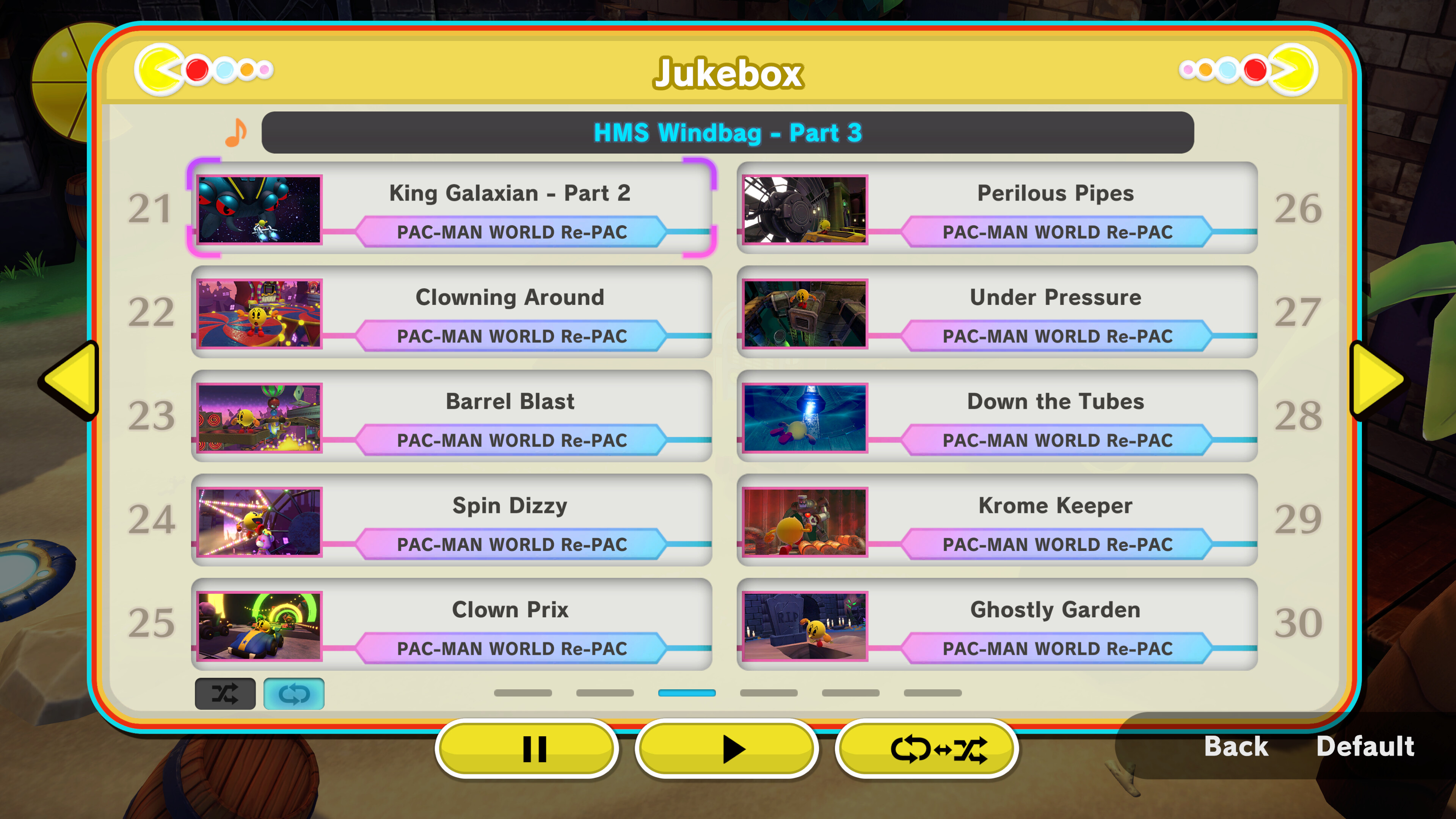PAC-MAN WORLD Re-PAC - Jukebox screenshot 4