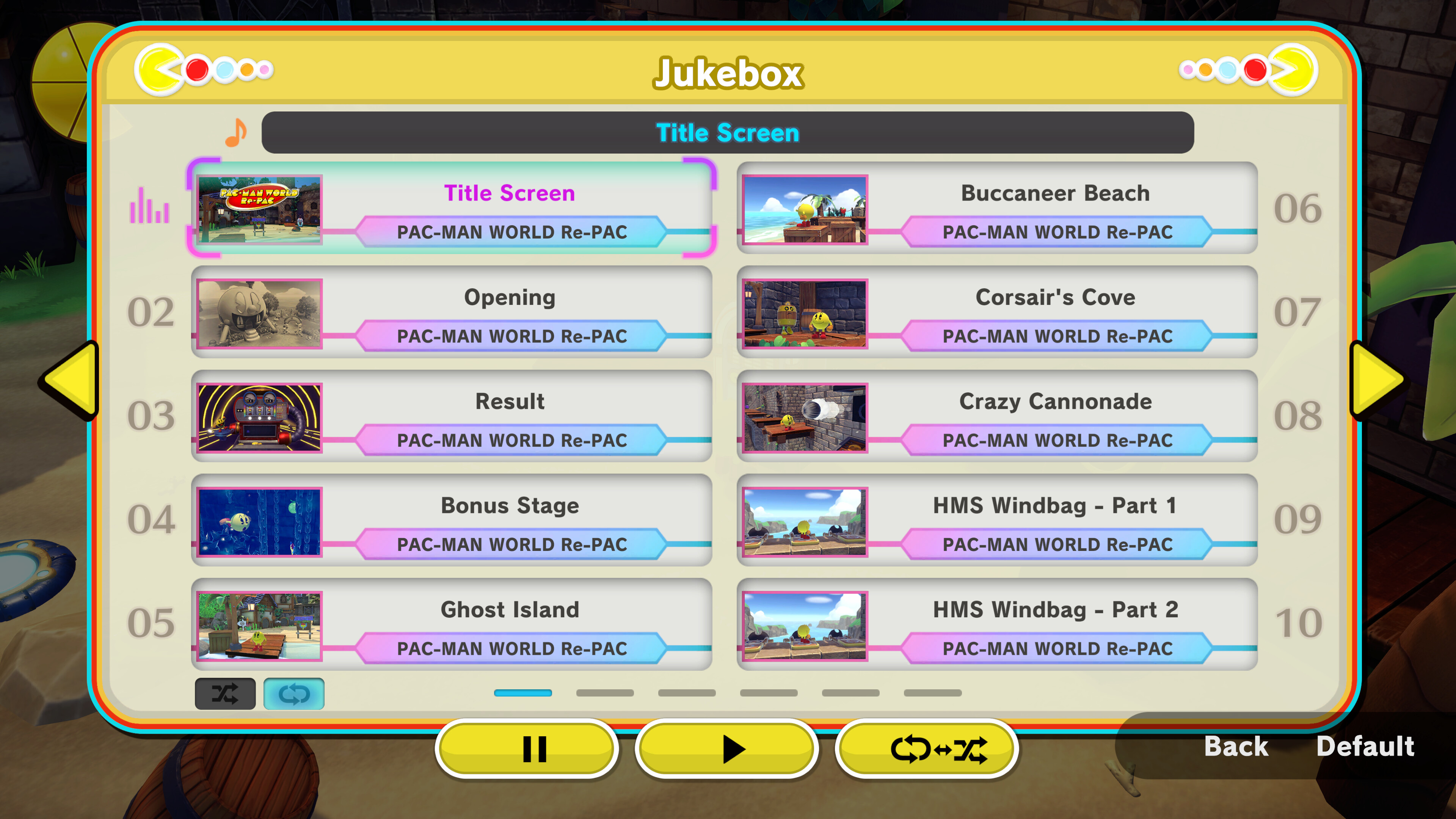 PAC-MAN WORLD Re-PAC - Jukebox screenshot 2