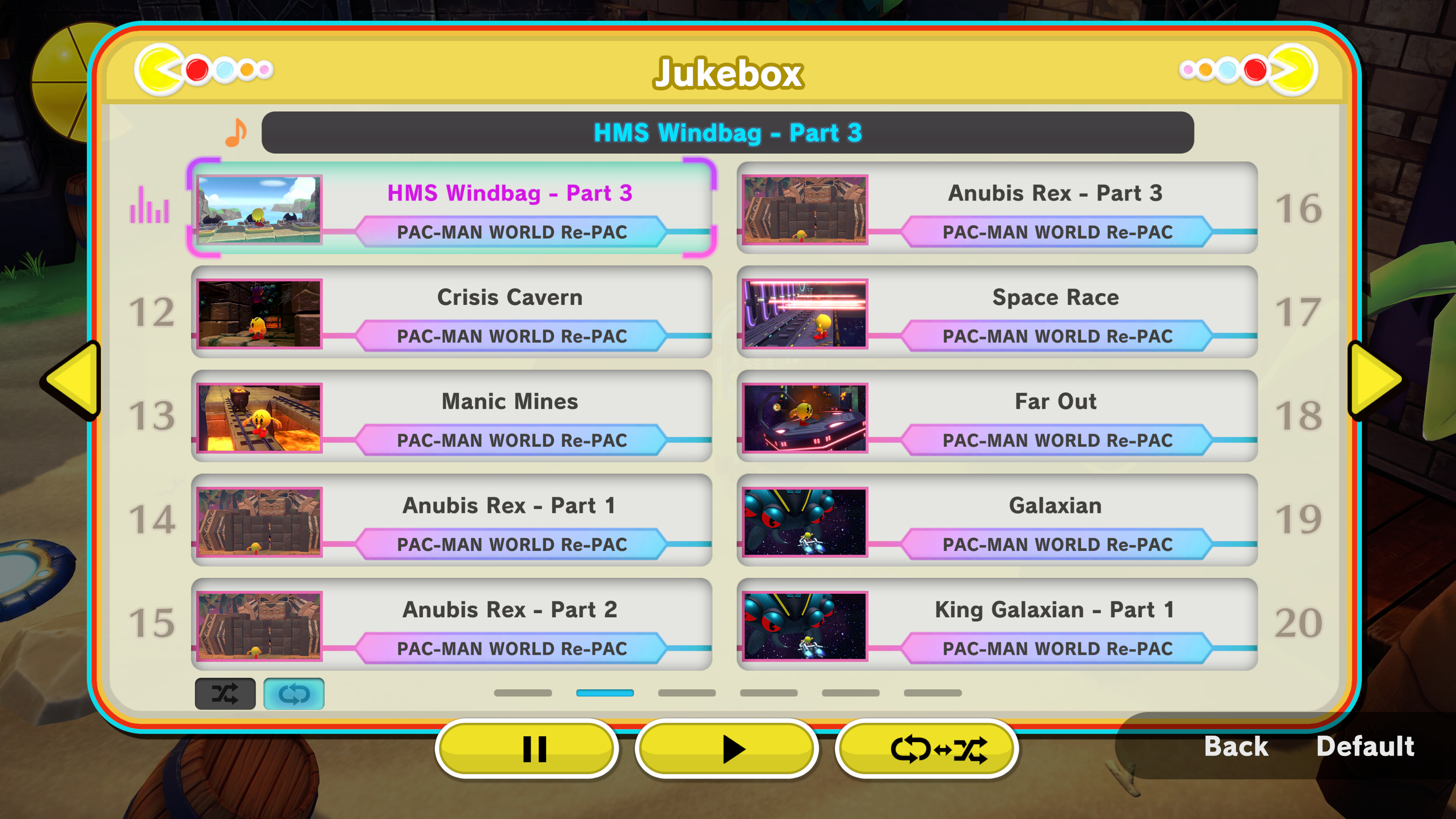 PAC-MAN WORLD Re-PAC - Jukebox screenshot 3