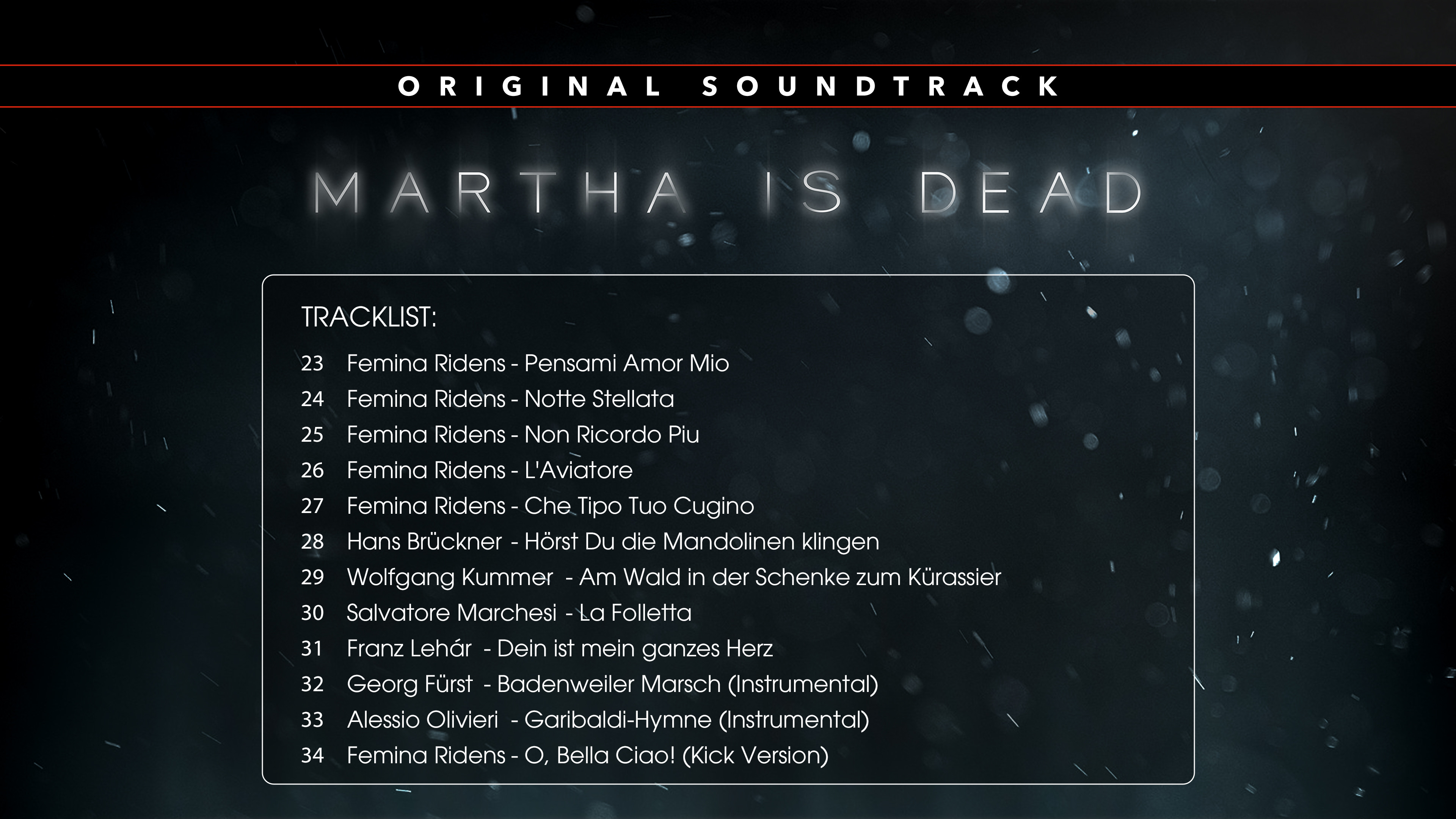 Martha Is Dead Official Soundtrack screenshot 3