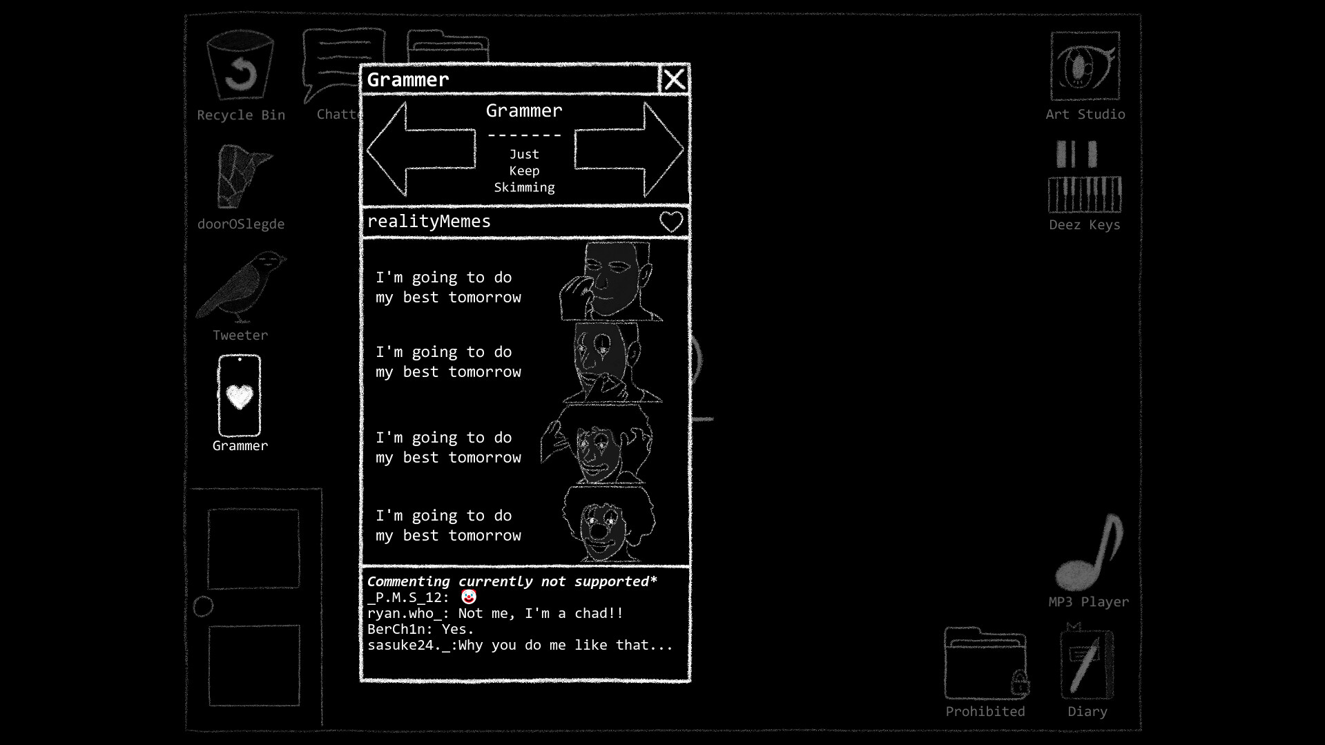 "LIFE" not found; screenshot 3