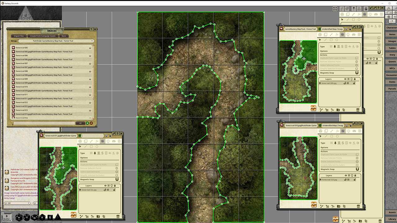 Fantasy Grounds - Pathfinder RPG - GameMastery Map Pack: Forest Trails screenshot 5