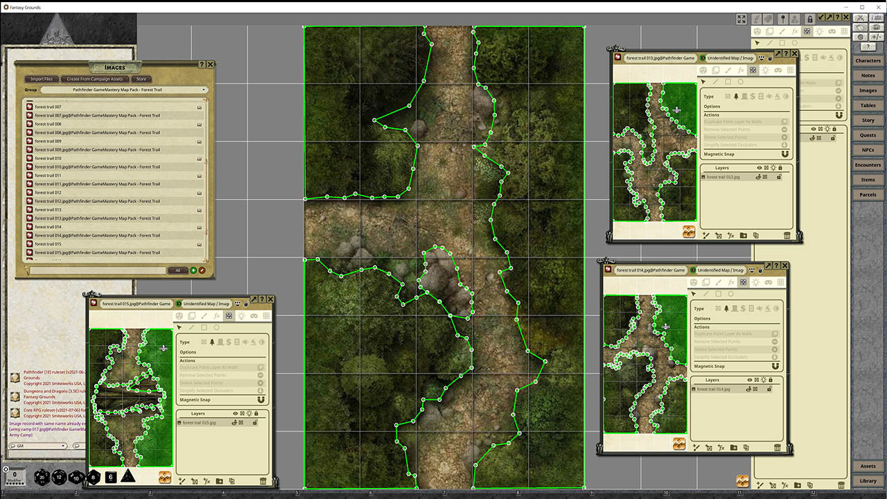 Fantasy Grounds - Pathfinder RPG - GameMastery Map Pack: Forest Trails screenshot 4