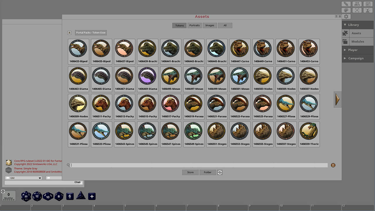 Fantasy Grounds - Dinosaurs screenshot 5