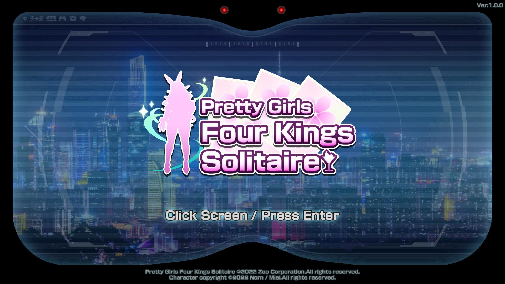 Pretty Girls Four Kings Solitaire screenshot 6
