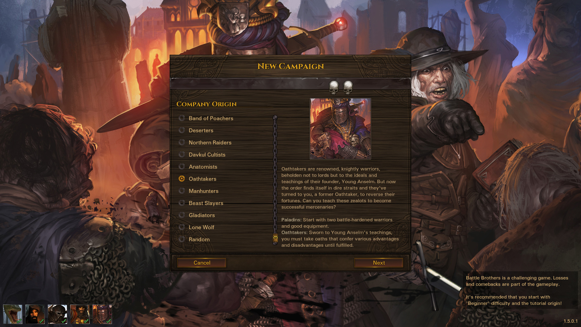 Battle Brothers - Of Flesh and Faith screenshot 2