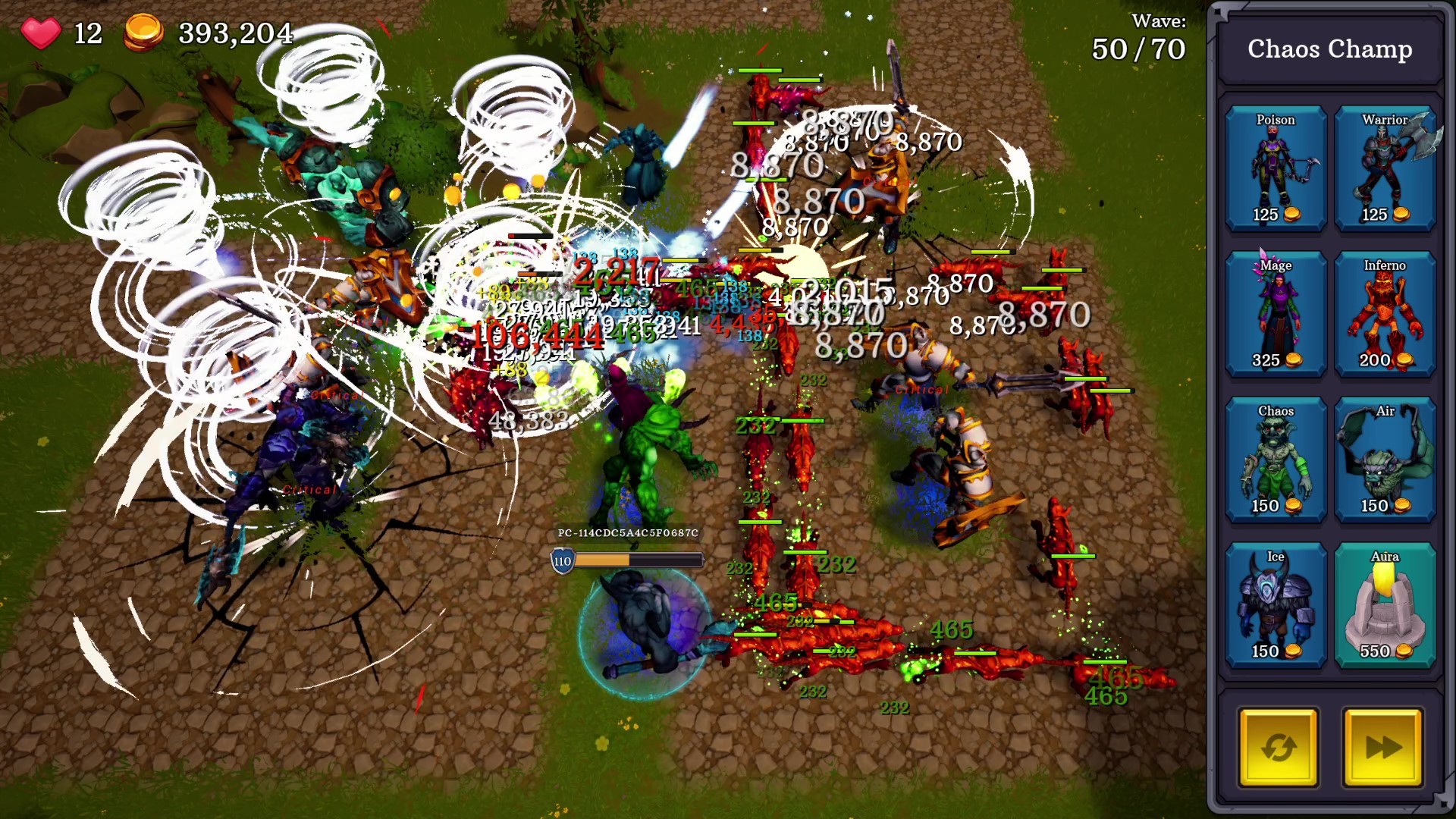 Champs TD screenshot 1