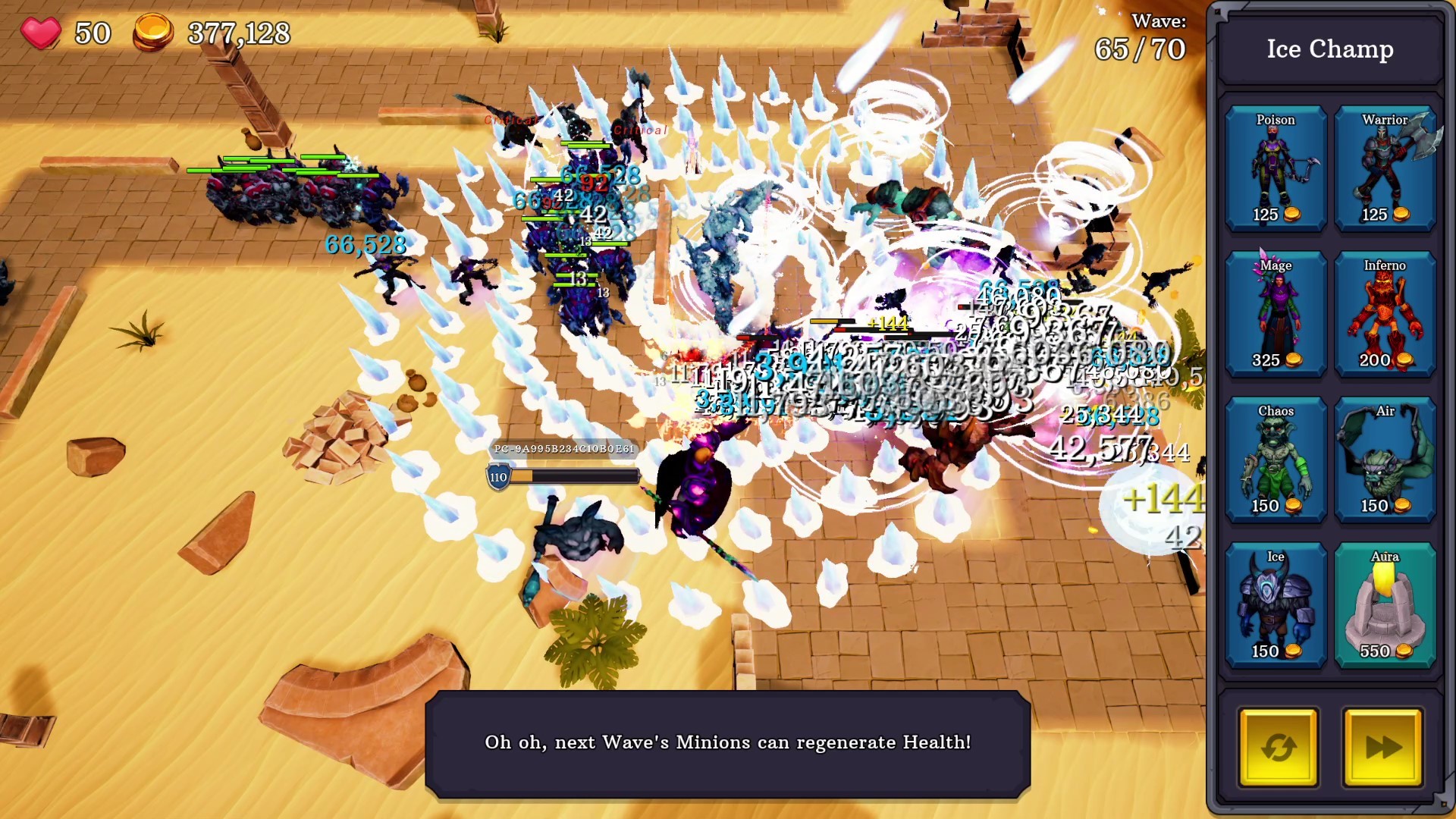 Champs TD screenshot 2