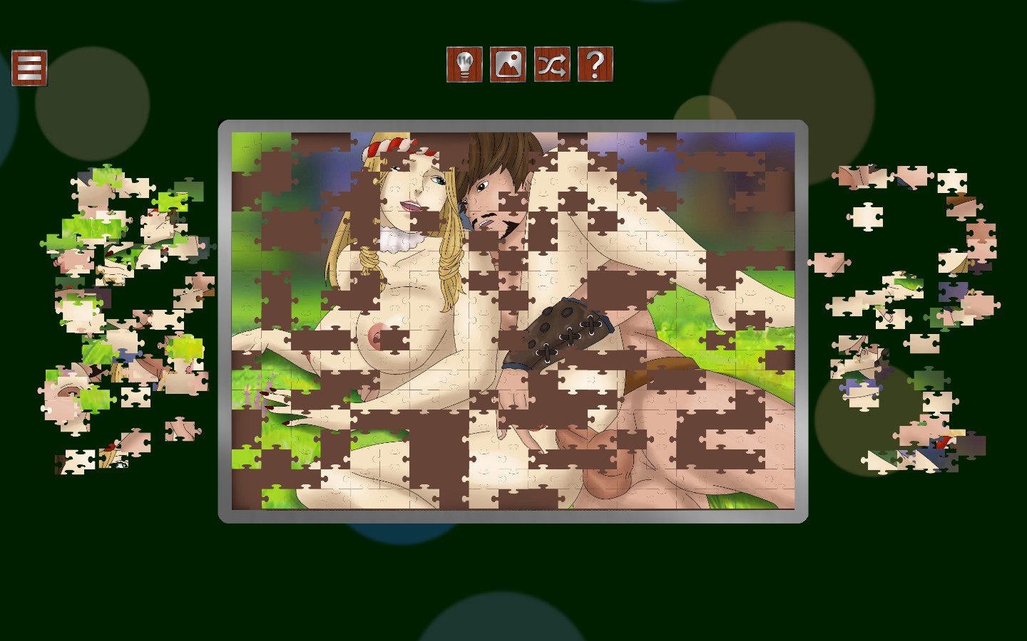 Medieval Sex Jigsaw screenshot 1