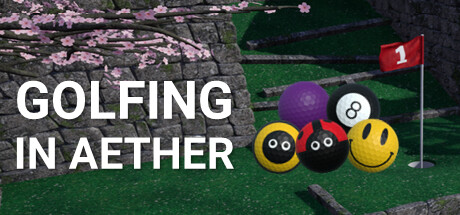 Golfing in Aether — Steam header
