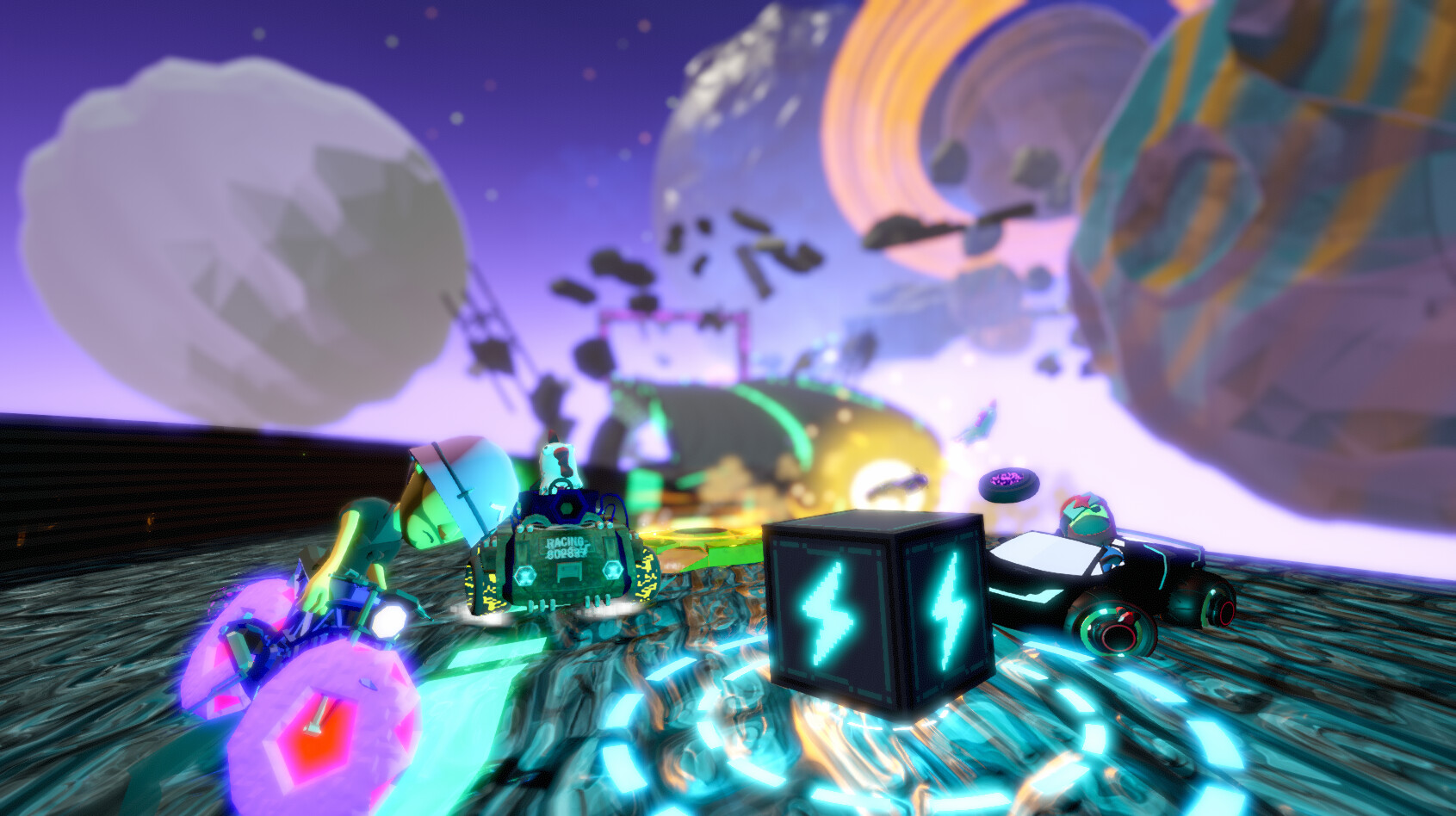 Synthwave Racers screenshot 2