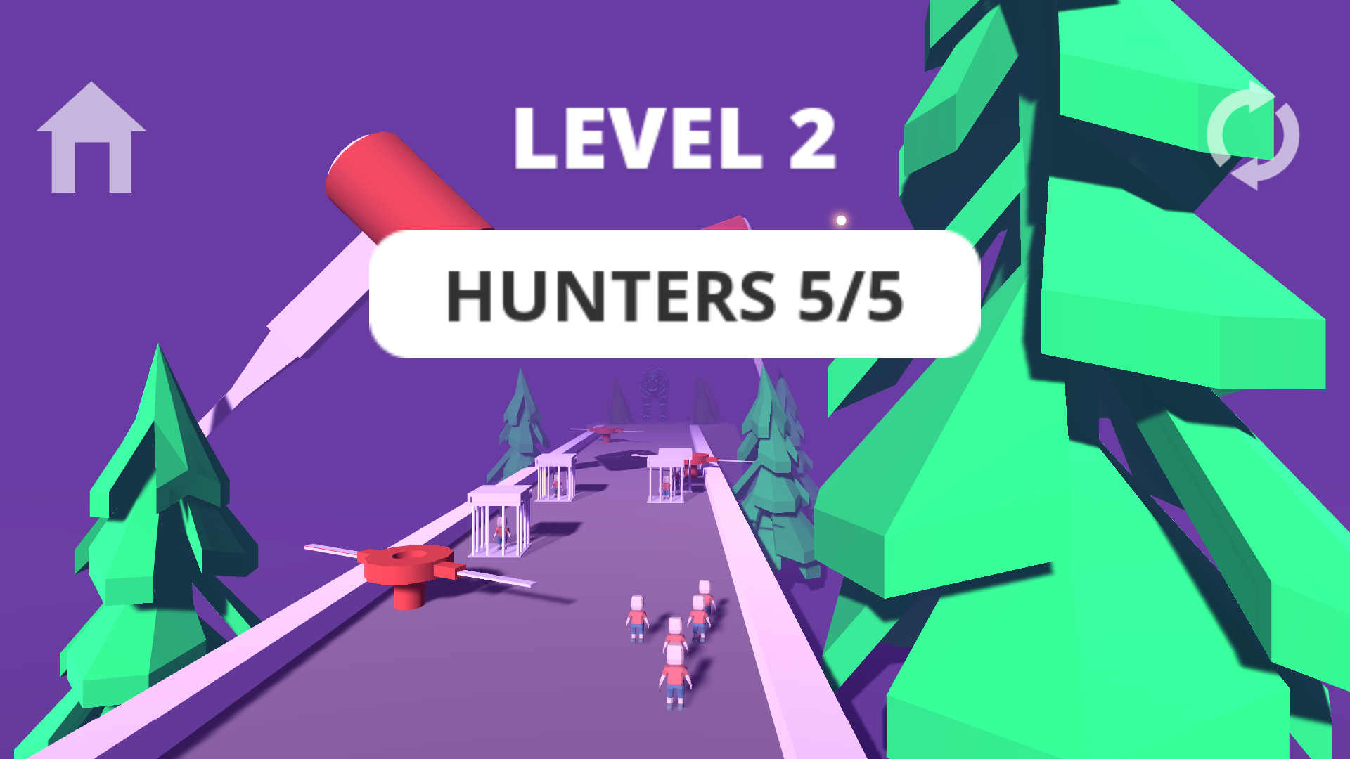 Humans vs Tigers screenshot 1