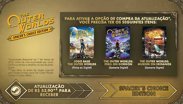 The Outer Worlds Spacer's Choice Edition thumbnail