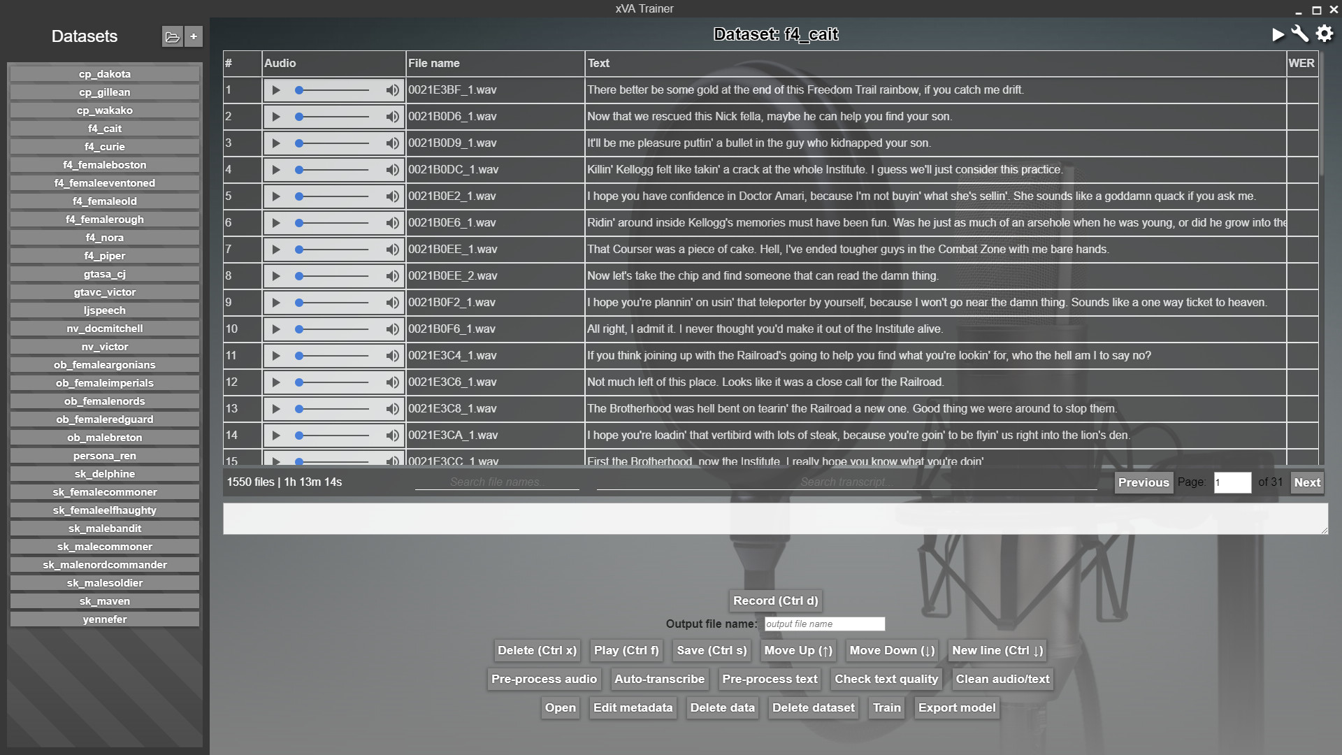 xVATrainer screenshot 1
