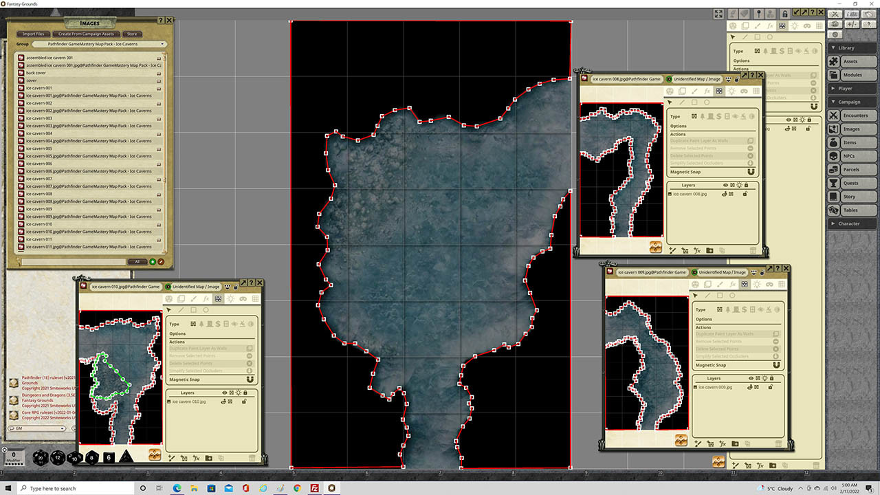 Fantasy Grounds - Pathfinder RPG - GameMastery Map Pack: Ice Cavern screenshot 1