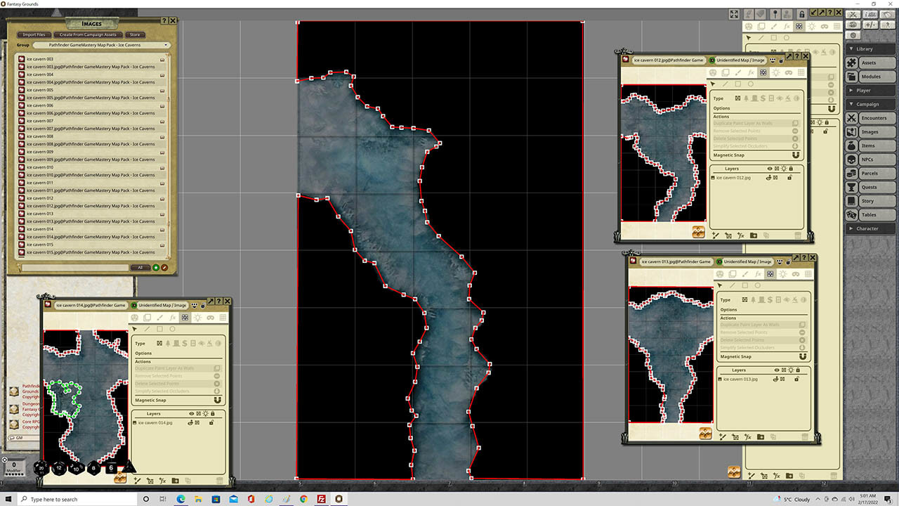 Fantasy Grounds - Pathfinder RPG - GameMastery Map Pack: Ice Cavern screenshot 2