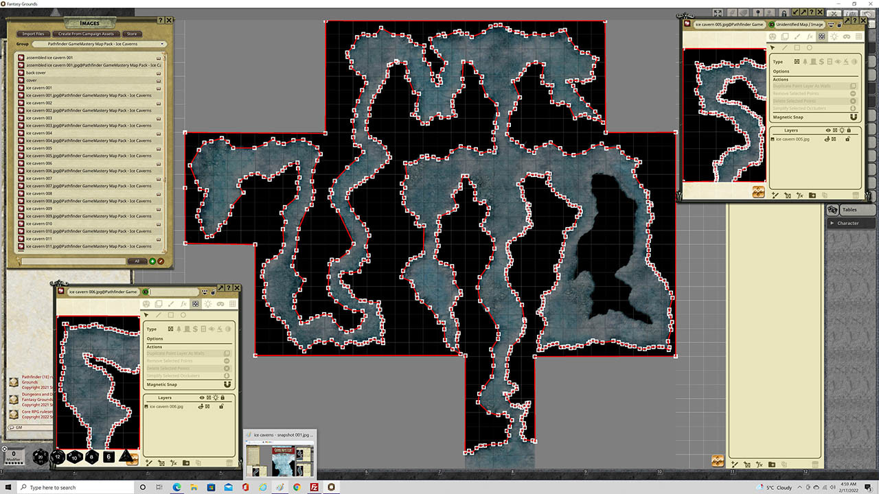 Fantasy Grounds - Pathfinder RPG - GameMastery Map Pack: Ice Cavern screenshot 4