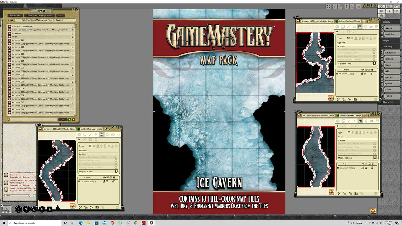 Fantasy Grounds - Pathfinder RPG - GameMastery Map Pack: Ice Cavern screenshot 3