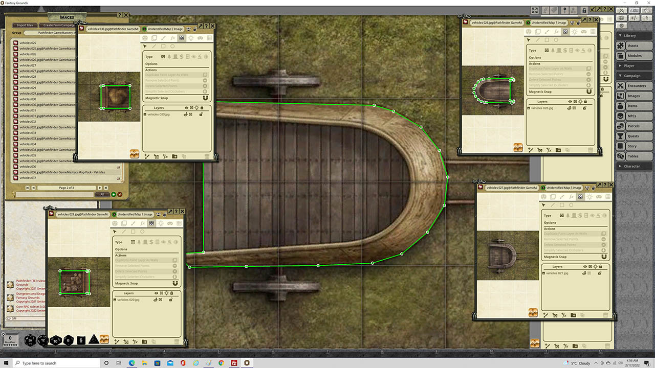 Fantasy Grounds - Pathfinder RPG - GameMastery Map Pack: Vehicles screenshot 1