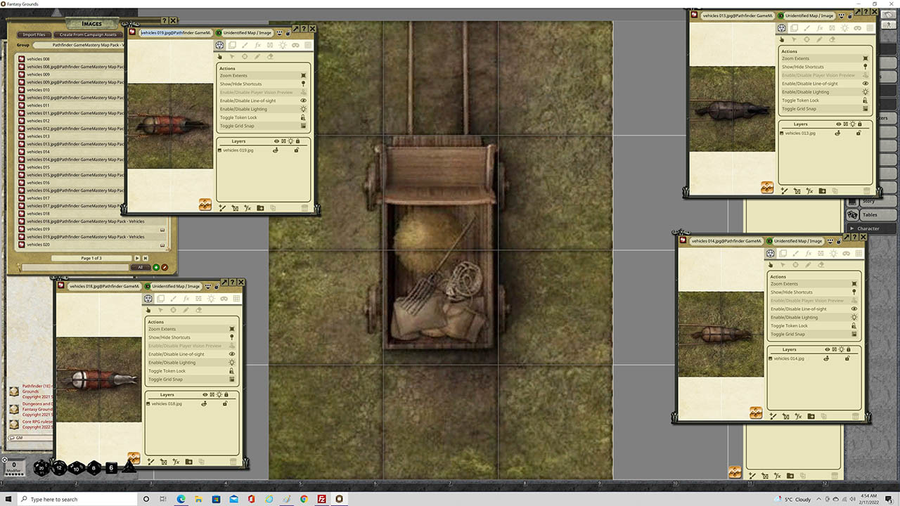 Fantasy Grounds - Pathfinder RPG - GameMastery Map Pack: Vehicles screenshot 2