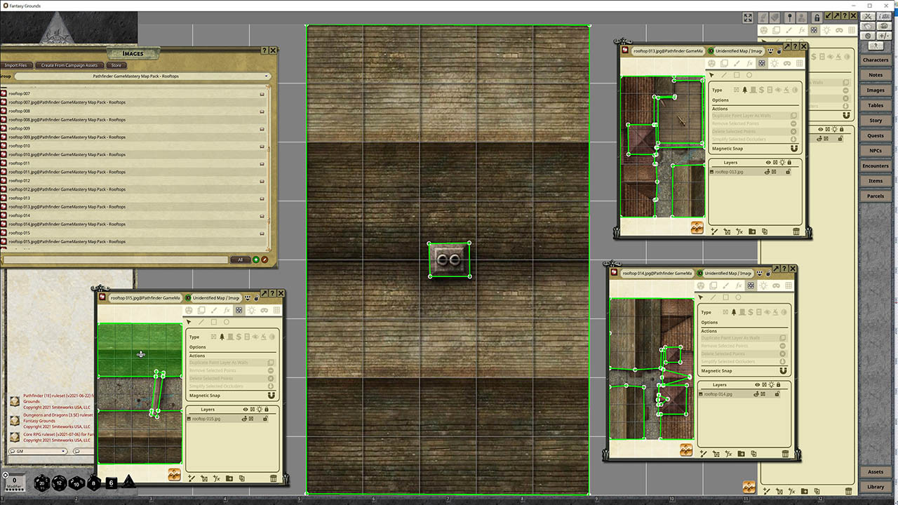 Fantasy Grounds - Pathfinder RPG - GameMastery Map Pack: Rooftops screenshot 3