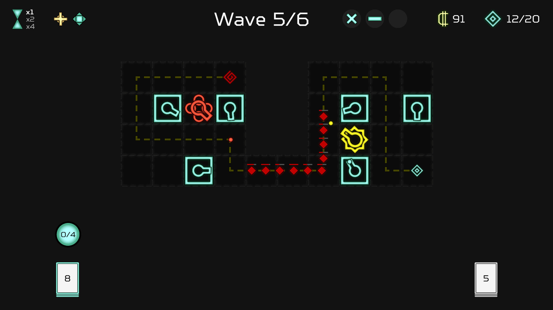 Shapebreaker - Tower Defense Deckbuilder screenshot 2