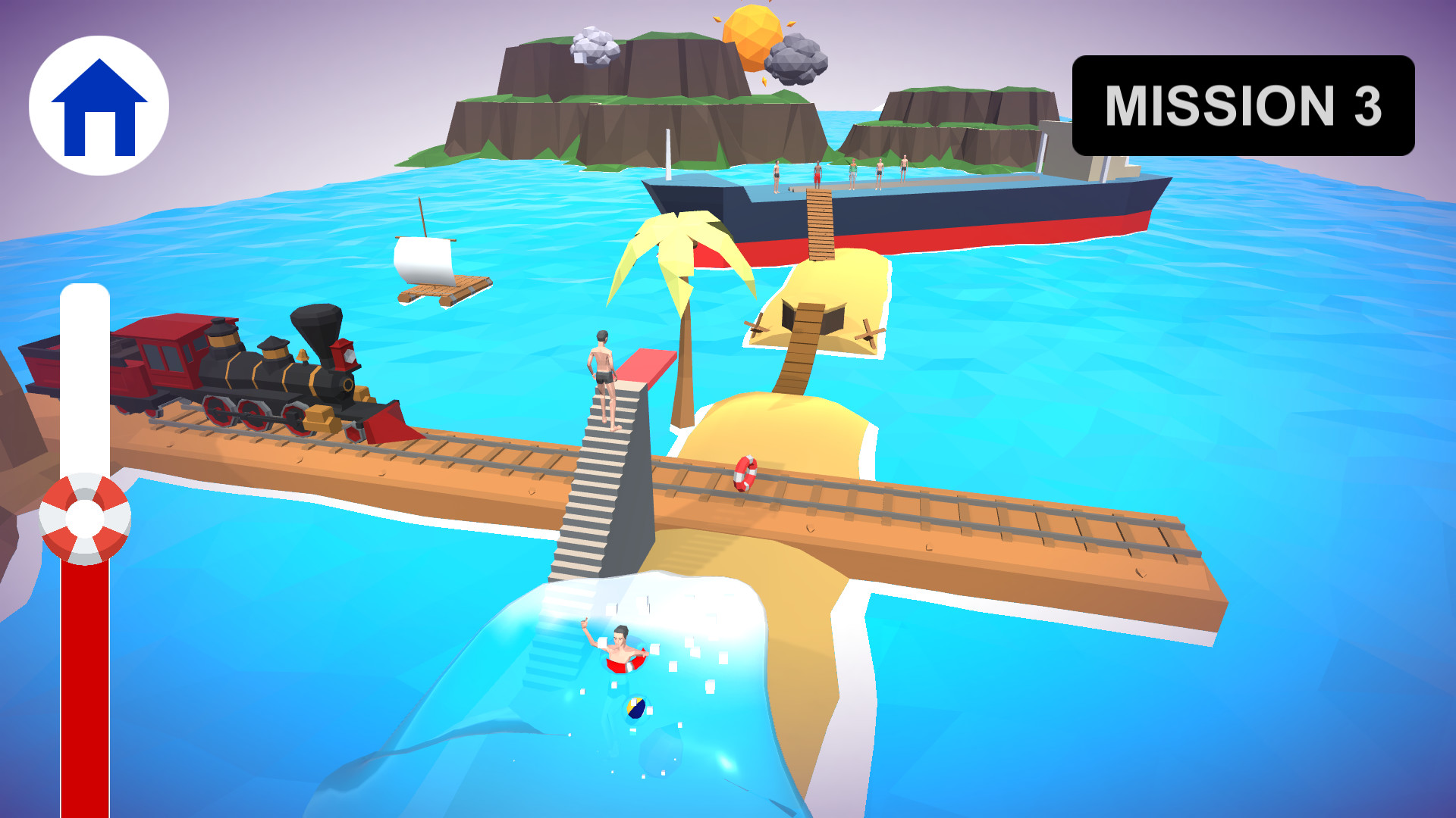 Waves Running Simulator screenshot 2