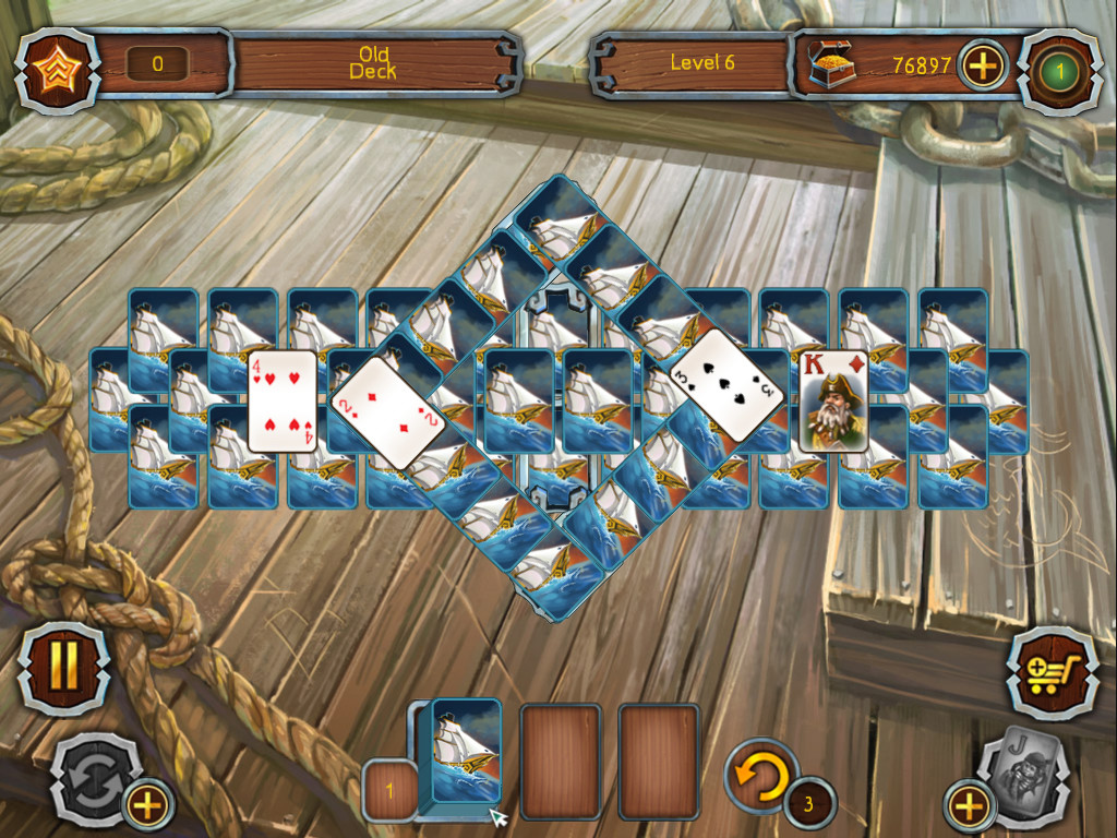 Pirate Solitaire 2 screenshot 1