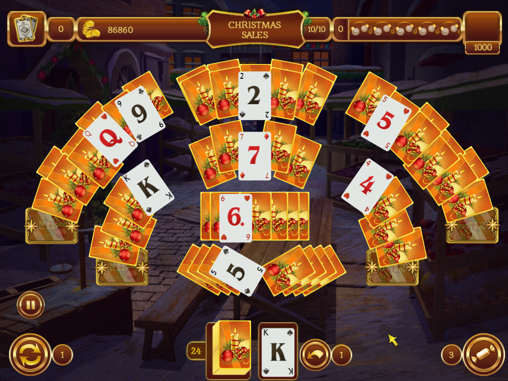Solitaire Game Christmas screenshot 5