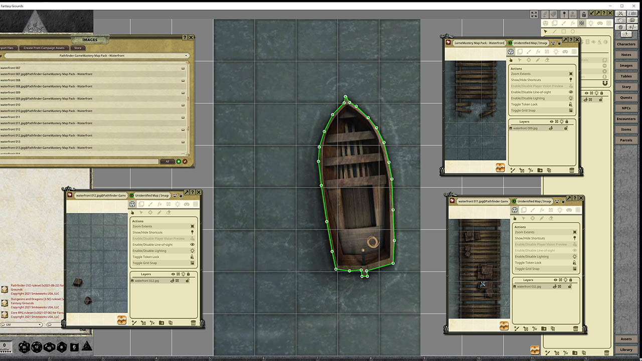 Fantasy Grounds - Pathfinder RPG - Gamemastery Map Pack Waterfront screenshot 1