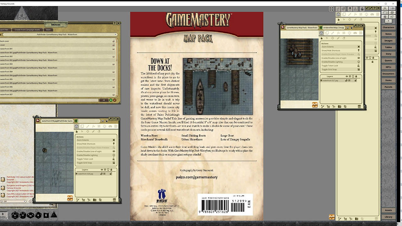 Fantasy Grounds - Pathfinder RPG - Gamemastery Map Pack Waterfront screenshot 2