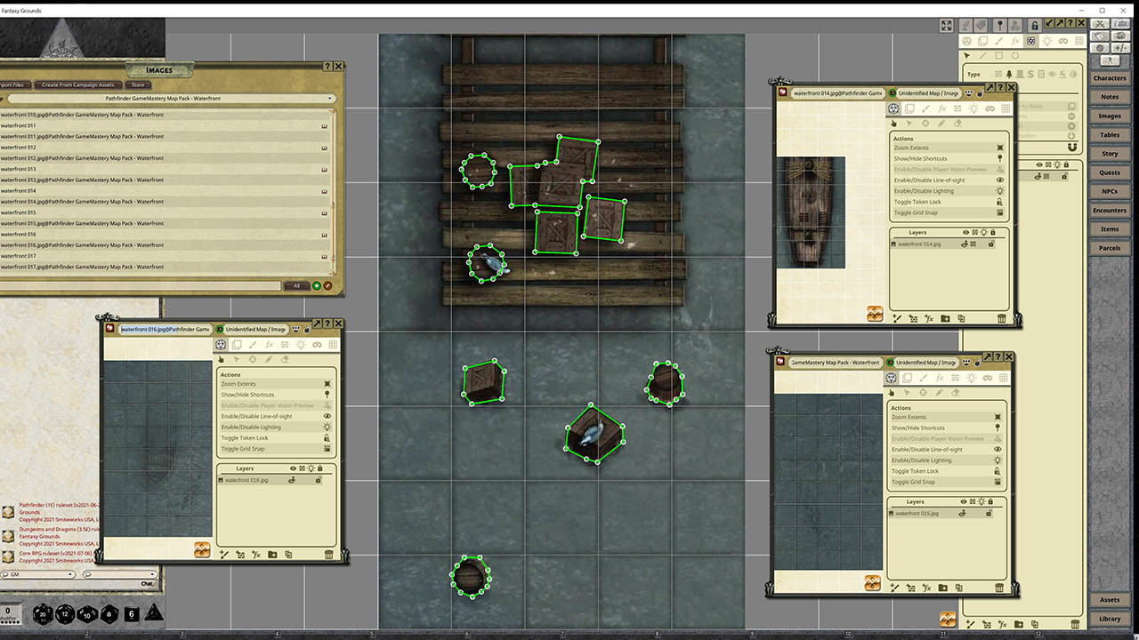 Fantasy Grounds - Pathfinder RPG - Gamemastery Map Pack Waterfront screenshot 3