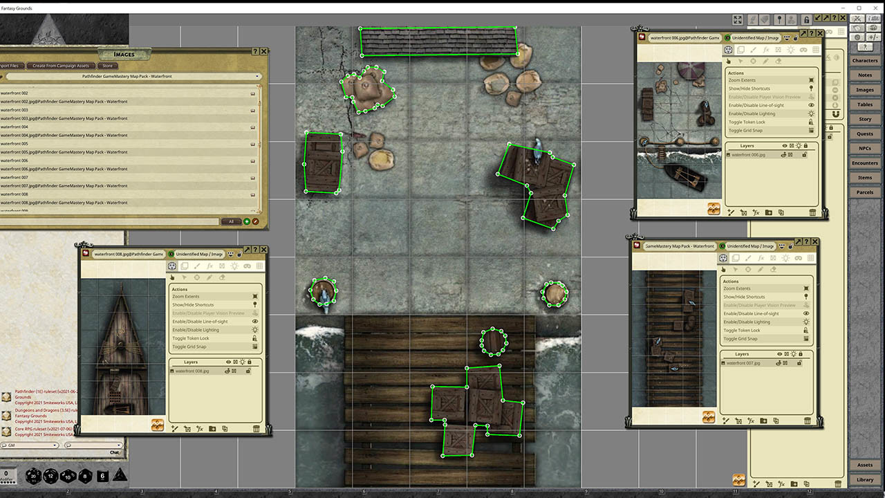 Fantasy Grounds - Pathfinder RPG - Gamemastery Map Pack Waterfront screenshot 4