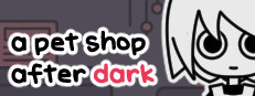 a pet shop after dark