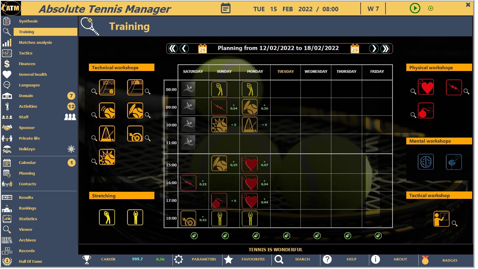 Absolute Tennis Manager screenshot 11