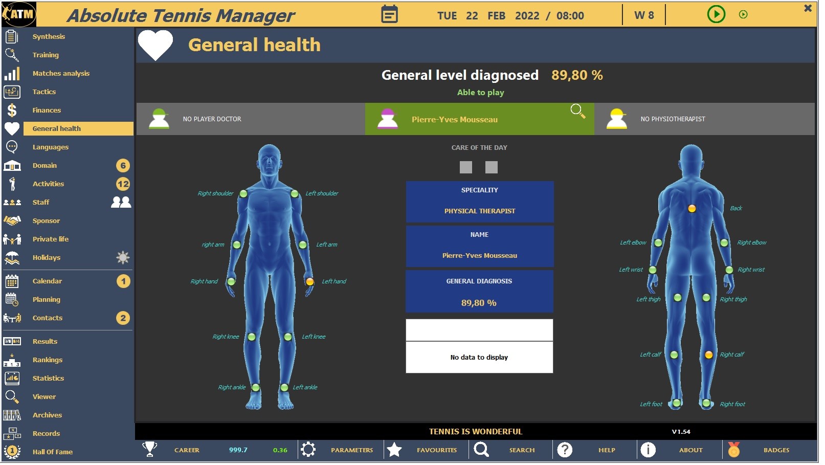 Absolute Tennis Manager screenshot 13