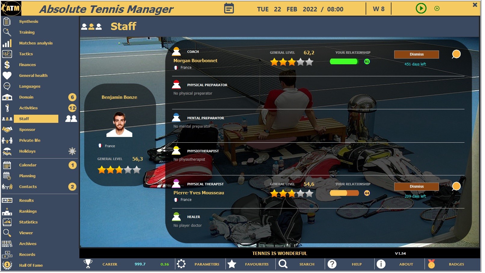 Absolute Tennis Manager screenshot 18