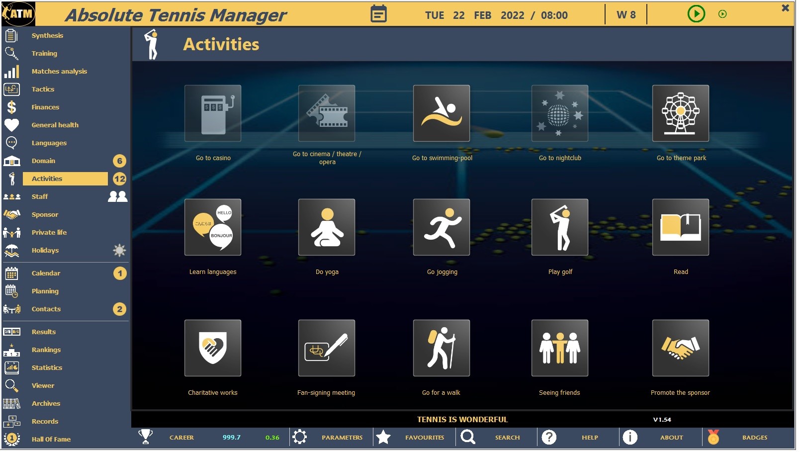 Absolute Tennis Manager screenshot 25