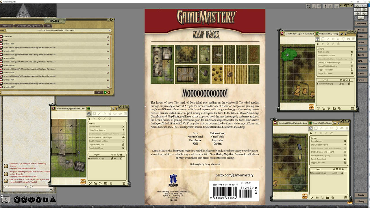 Fantasy Grounds - Pathfinder RPG - Gamemastery Map Pack Farmstead screenshot 1