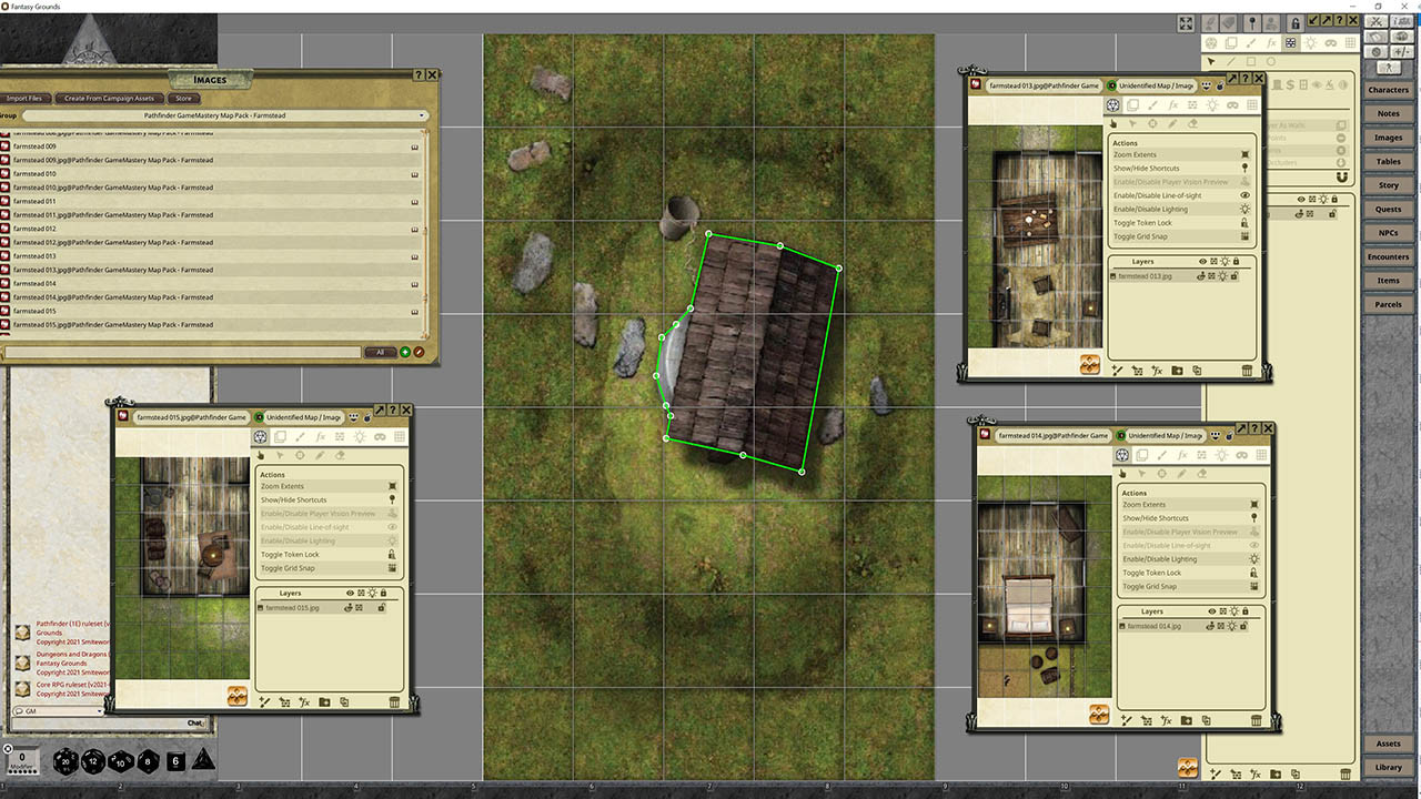 Fantasy Grounds - Pathfinder RPG - Gamemastery Map Pack Farmstead screenshot 2