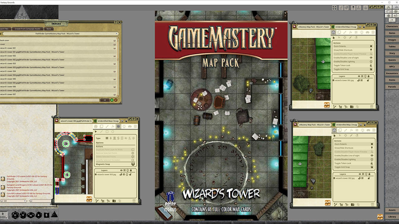 Fantasy Grounds - Pathfinder RPG - GameMastery Map Pack Wizard's Tower screenshot 4