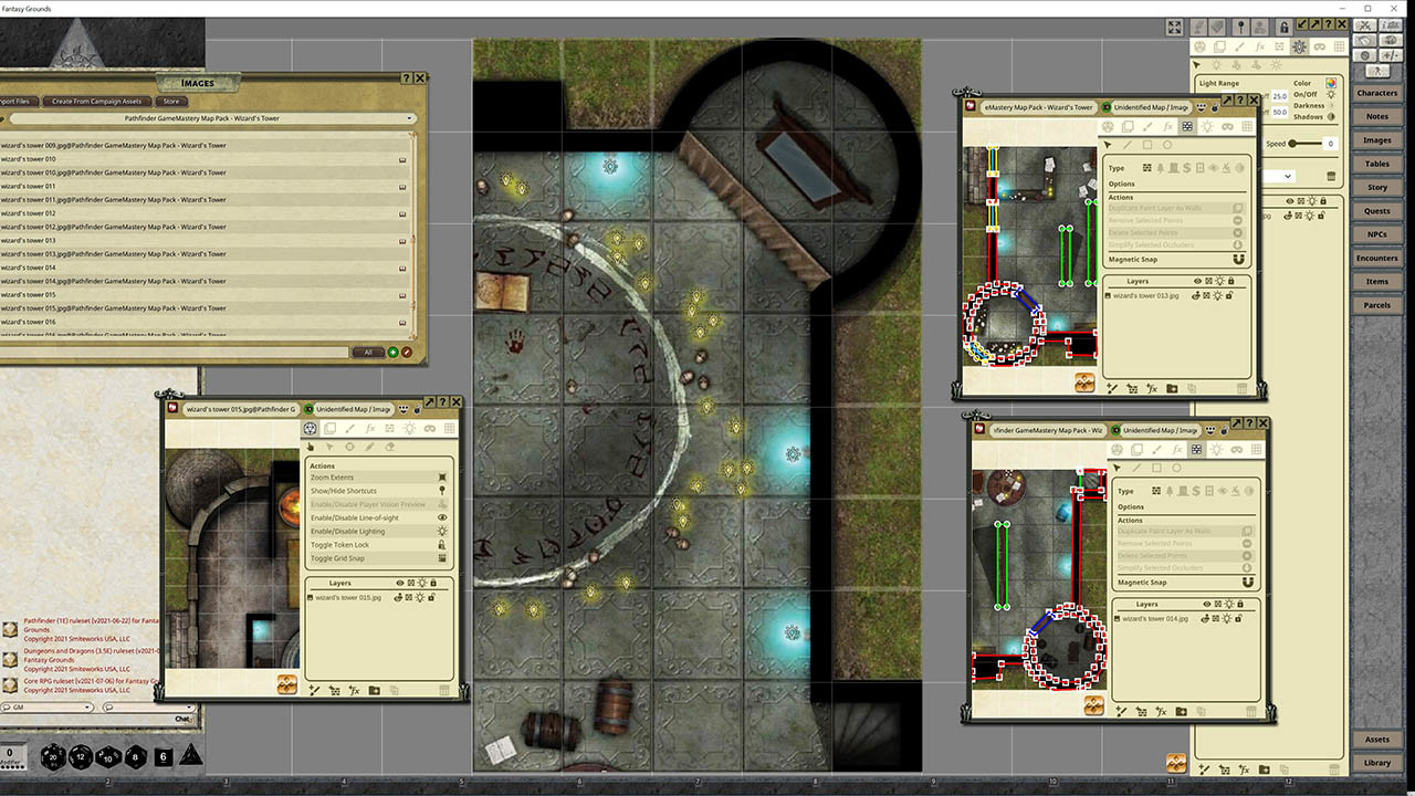 Fantasy Grounds - Pathfinder RPG - GameMastery Map Pack Wizard's Tower screenshot 5
