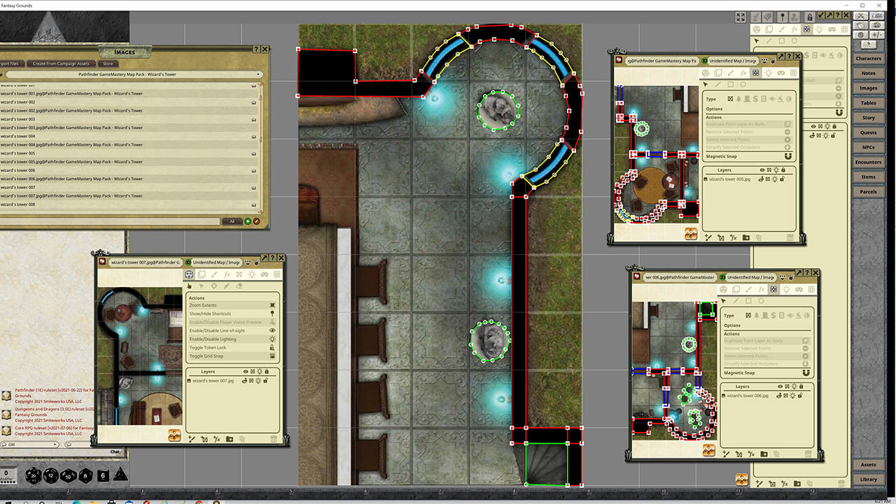 Fantasy Grounds - Pathfinder RPG - GameMastery Map Pack Wizard's Tower screenshot 2