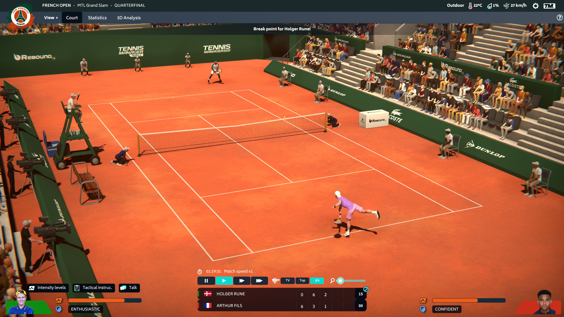 Tennis Manager 2022 — изображение 2