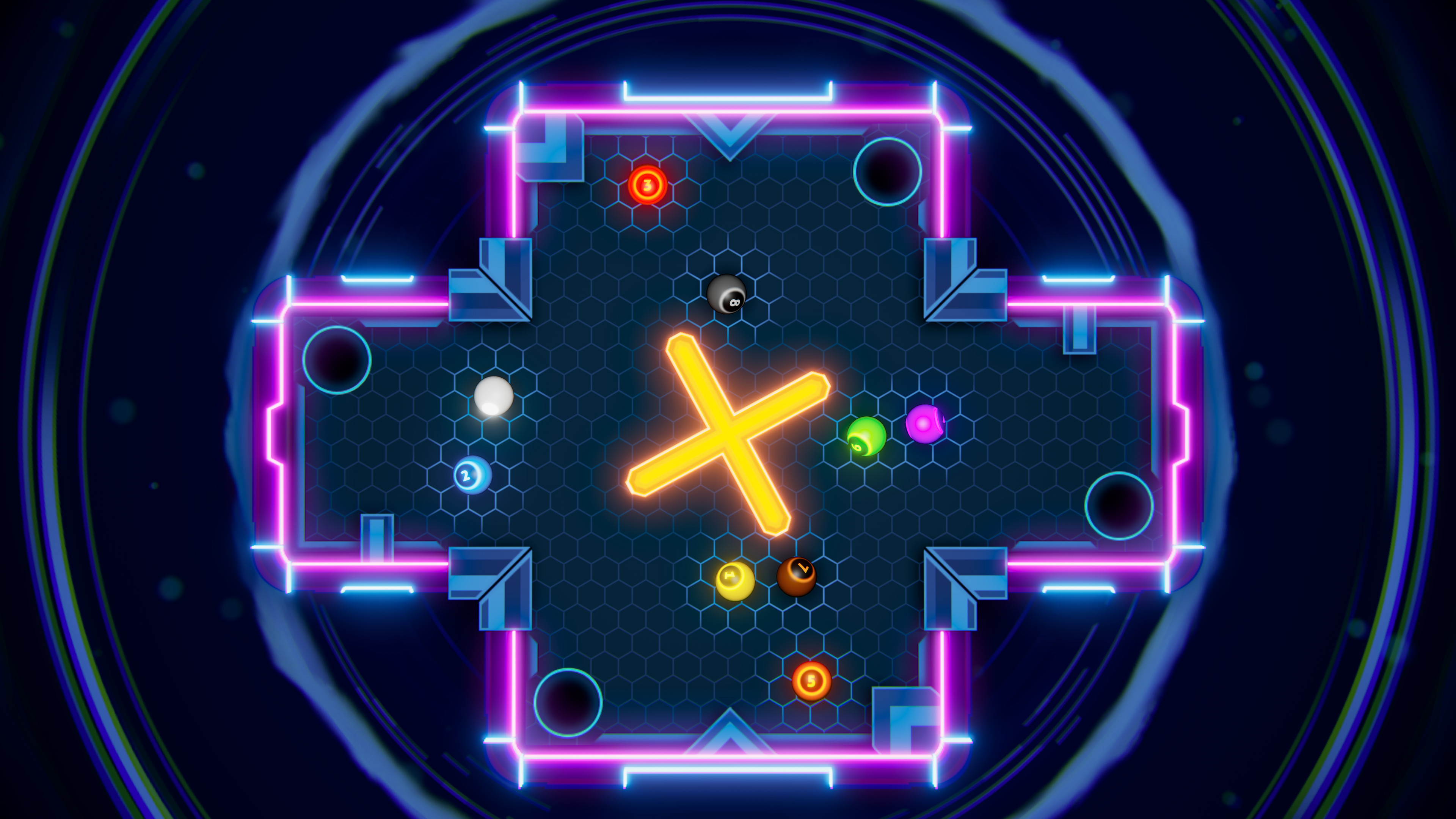 Cyber Pool screenshot 1