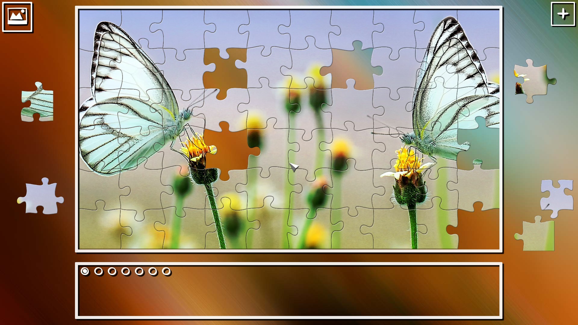 Super Jigsaw Puzzle: Generations - Butterflies screenshot 2