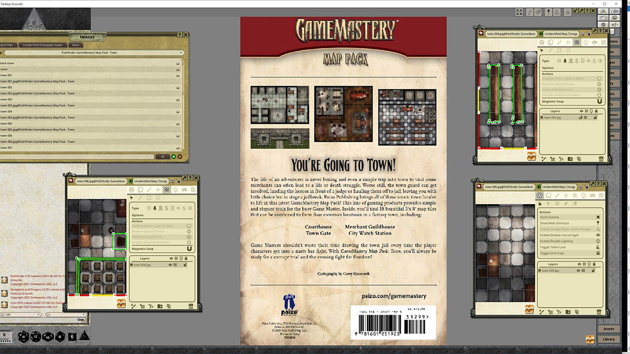 Fantasy Grounds - Pathfinder RPG - GameMastery Map Pack: Town screenshot 5