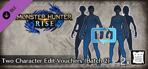 Monster Hunter Rise - Zwei Charakterbearbeitungsgutscheine (Satz 2)