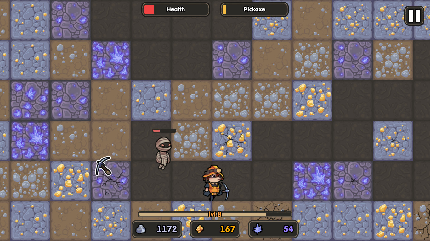 Golden Mine Pickaxe 2: Mummy Tombs screenshot 6